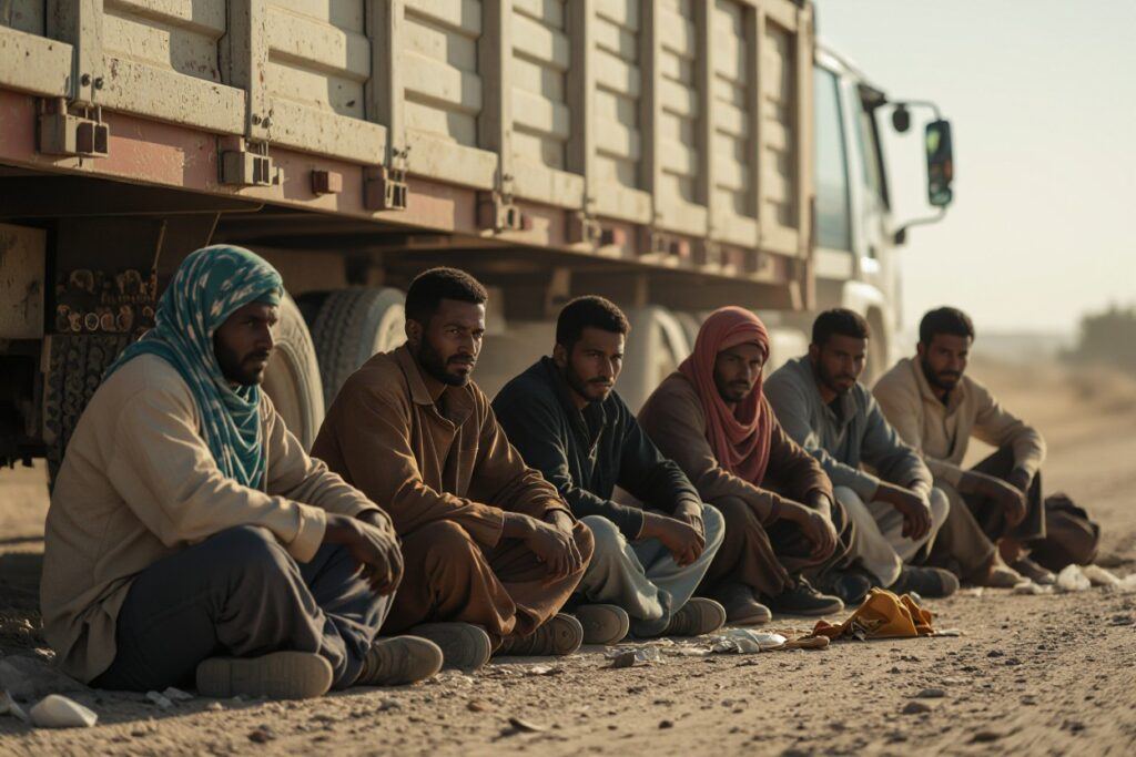 13-migrants-found-under-flatbed-trailer-qnd